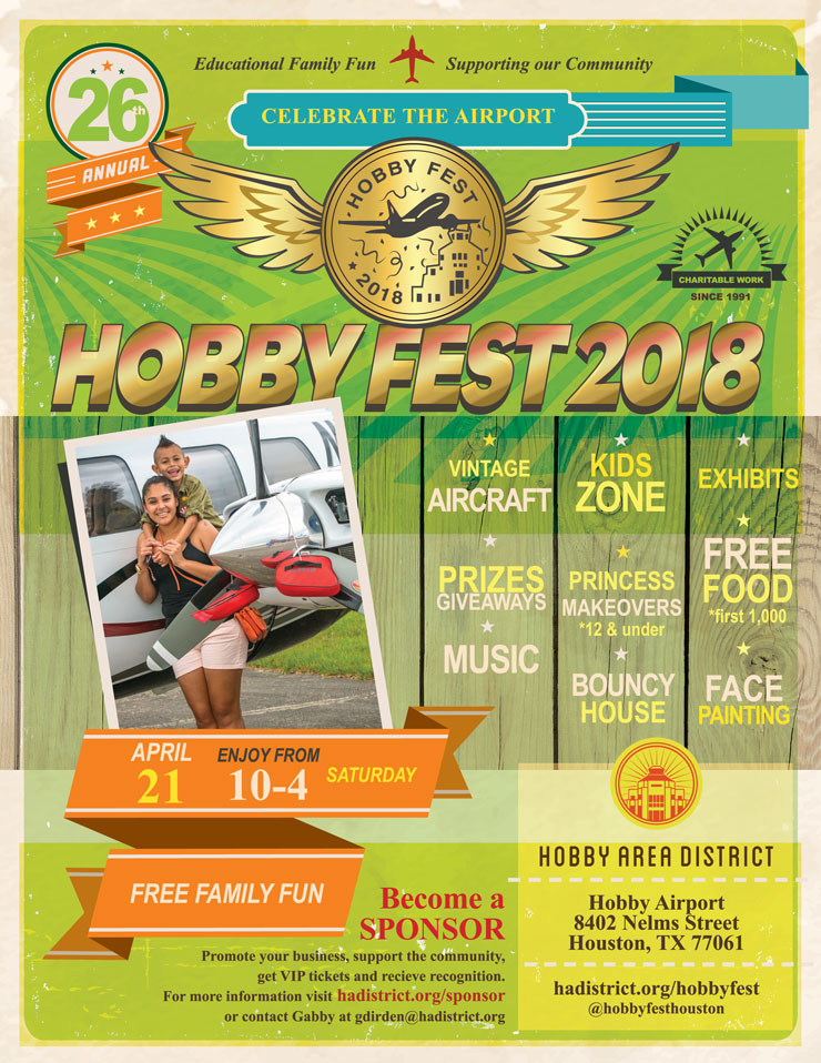 Date Announced for Annual Hobby Fest Houston Airport System