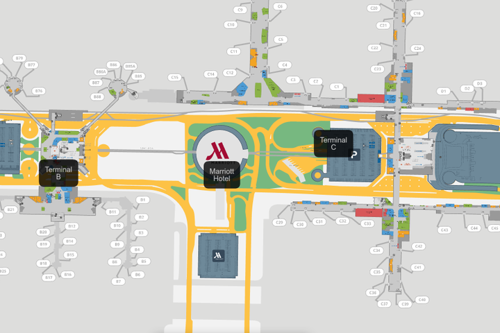 Map Of Houston Intercontinental Airport Interactive Map | Houston Airport System